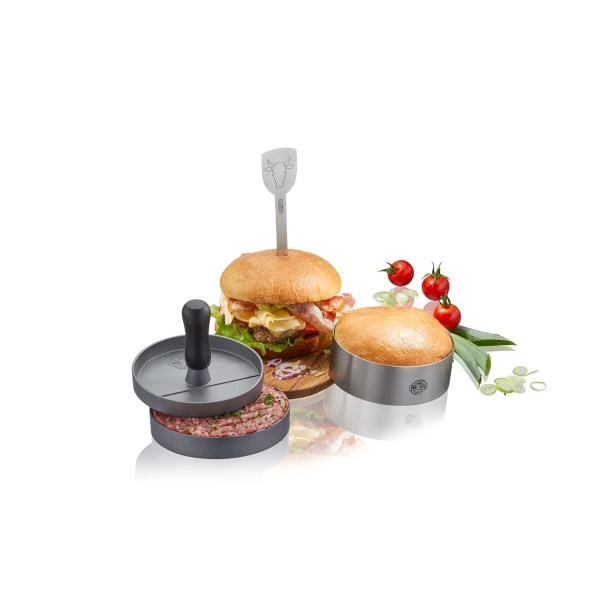 Gefu Burger-Set BBQ, 3-teilig BBQ (4006664894944)