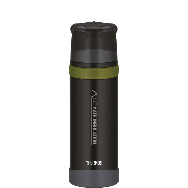 Thermos Isolierflasche MOUNTAIN charcoal black 0,75l (4002458517709)