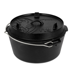 Petromax Feuertopf (9qt) planer Boden (ohne Füße)  (4250435701485)