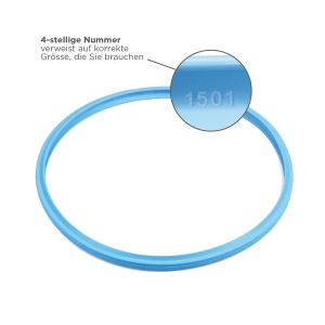Kuhn Rikon Gummidichtung blau D: 20cm Silikon DUROMATIC/DUROTHERM (7610154016579)