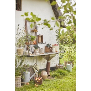 IB Laursen Eimer creme 8 ltr B: 30,5 H: 26 L: 31,5 Ø: 28-Metall (5709898347642)