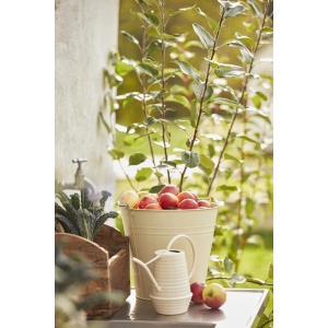 IB Laursen Eimer creme 8 ltr B: 30,5 H: 26 L: 31,5 Ø: 28-Metall (5709898347642)