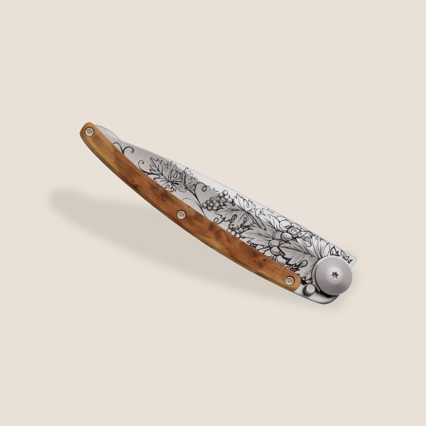 Deejo Messer, Wacholderholz / Grand Cru 37g (3661190022196)