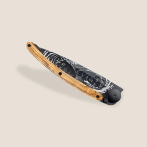 Deejo Messer, Olivenholz / Zwillinge 37g (3661190022448)