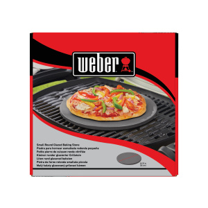 Weber Weber glasierter Pizzastein klein, rund Ø 26 cm Zubehör - Erlebnis Pizza (077924189098)
