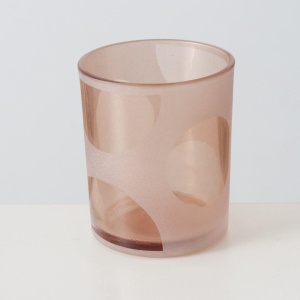 Boltze 1 Stk. Windlicht Nalana, 3 versch. Ausführungen Rund, H 8,3 cm, Glas (4066076338078)
