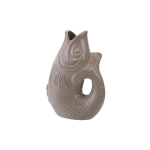 Giftcompany Monsieur Carafon, Fisch, Vase, S, sandstone, 1,2 L 16,5x25,2x9,7cm-Steingut (4030195691420)