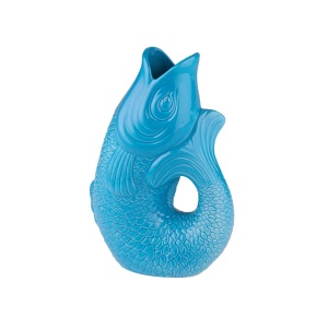 Giftcompany Monsieur Carafon, Fisch, Vase, S, lagoon, 1,2 Lite 16,5x25,2x9,7cm-Steingut (4030195672405)