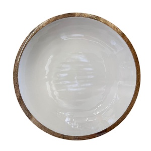 van Deurs Bowl XL Mango White Durchmesser 35 cm Höhe 8 cm (5713226016315)