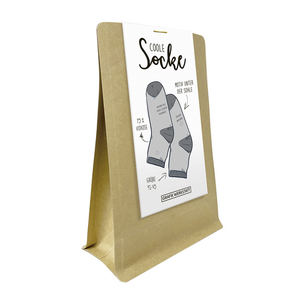 Grafikwerkstatt Coole Socke - Größe 41-45 Frag Mama (4043651644069)