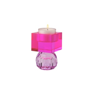 Giftcompany Sari, Kristallglas, Kerzenhalter/Teelichthalter 5x8x5cm-Glas (4030195610292)