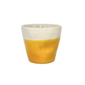 Vista Portuguese Color Coffee Cup Yellow/Green Maße: Ø 7 cm x h 7 cm (4409114000009)