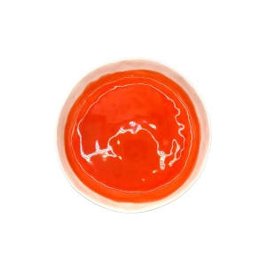 Vista Portuguese Color Serving Plate Blue/Coral Maße: Ø 28 cm (4409116000007)