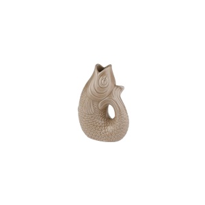 Giftcompany Monsieur Carafon, Fisch, Vase, XS, sandstone, 0,2 9,5x13x6cm-Steingut (4030195672092)