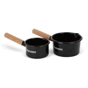 Petromax Petromax Emaille schwarzer Stieltopf 0,5 Liter (4250435731079)