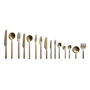 Comas Tafelgabel -KODAI VINTAGE GOLD AISI Edelstahl 430 (18425734070843)
