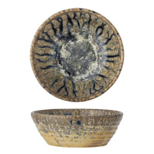 Bloomingville Milani Schale, Blue, Steingut D14,5xH5 cm-100% Stoneware (5711173339075)