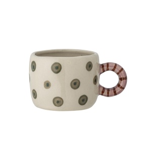 Bloomingville Nini Tasse, Grün, Steingut D6,5xH5 cm-100% Stoneware (5711173337842)