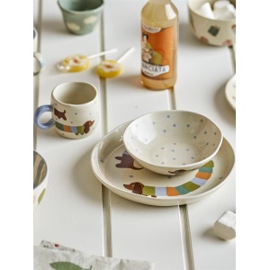 Bloominville Charlie Geschirr-Set, Blue, Steingut Set of 3-100% Stoneware (5711173338313)