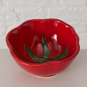 Boltze Müslischale Tomate, 230 ml, H 6,00 cm, D 13,00 cm, (4066076669837)