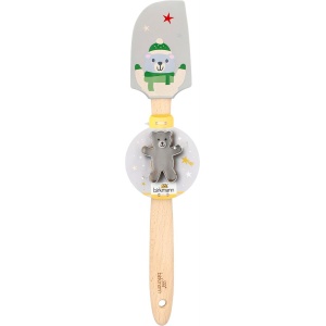 RBV Birkmann Teigschaber mit Ausstecher, Teddy, mit Holzgriff  (4026883421356)