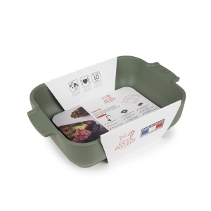 Peugeot Auflaufform rechteckig olivgrün 25 cm Appolia (4006950063085)